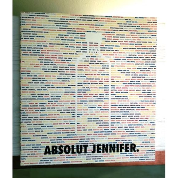 Absolut Vodka Other - Absolut Vodka Custom Printed Cocktail Recipe Book